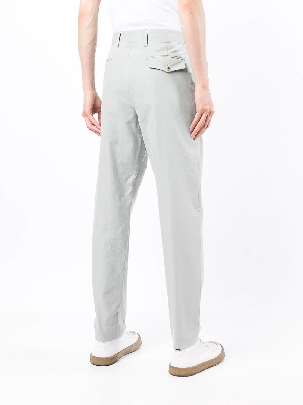 cotton tapered trousers - 4