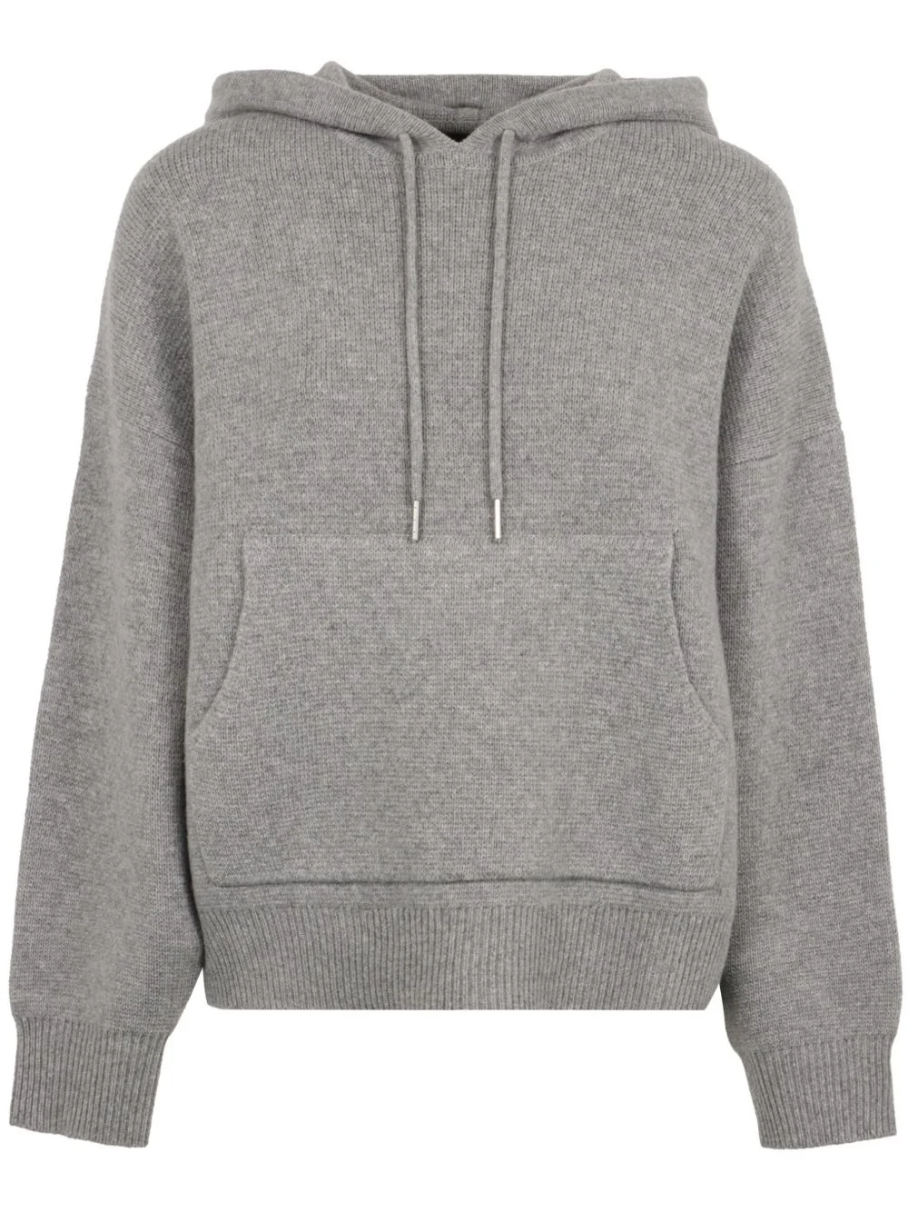 long-sleeve wool hoodie - 1