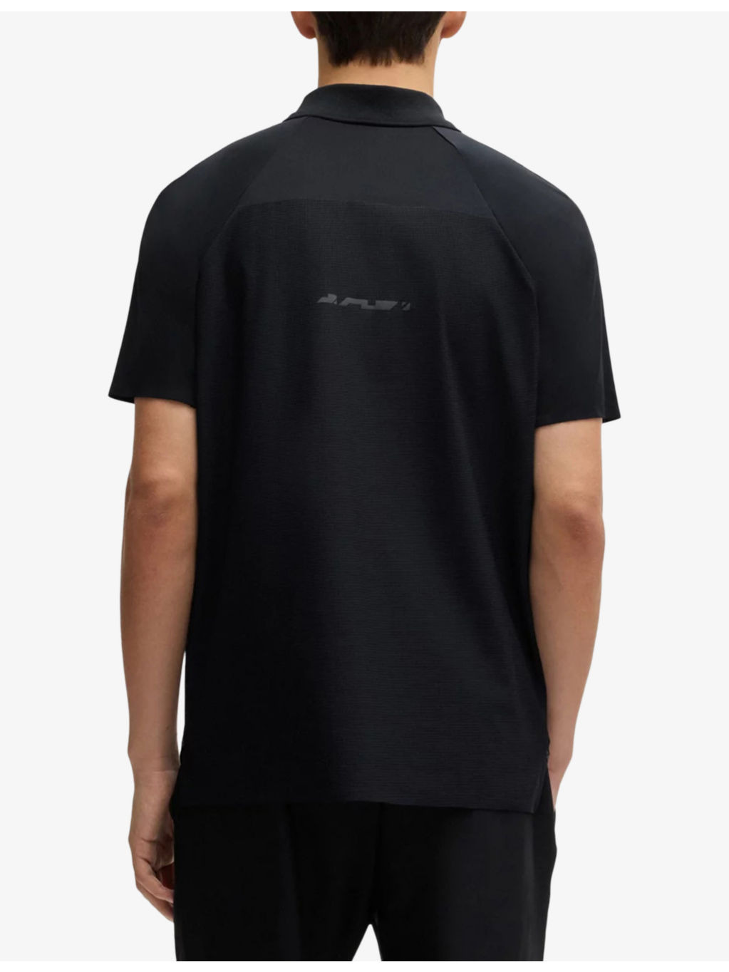 Reflective-Logo Tech-Knit Jersey Polo Shirt - 4