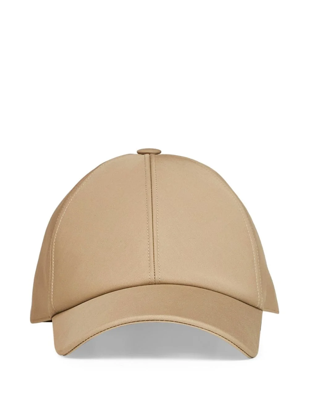 Hat beige cotton baseball cap - 1