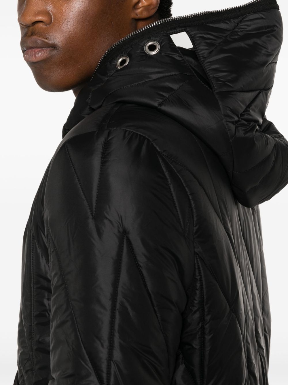 Gimp quilted hooded jacket - 5