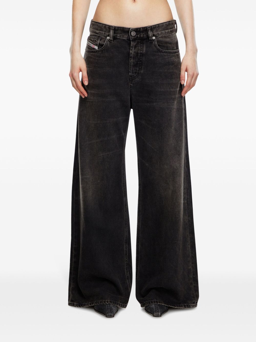 1996 D-Sire low-rise wide-leg jeans - 3