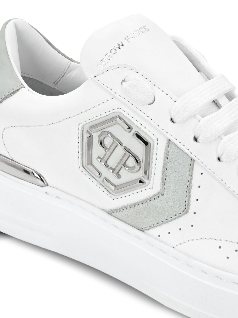 Hexagon logo sneakers - 4
