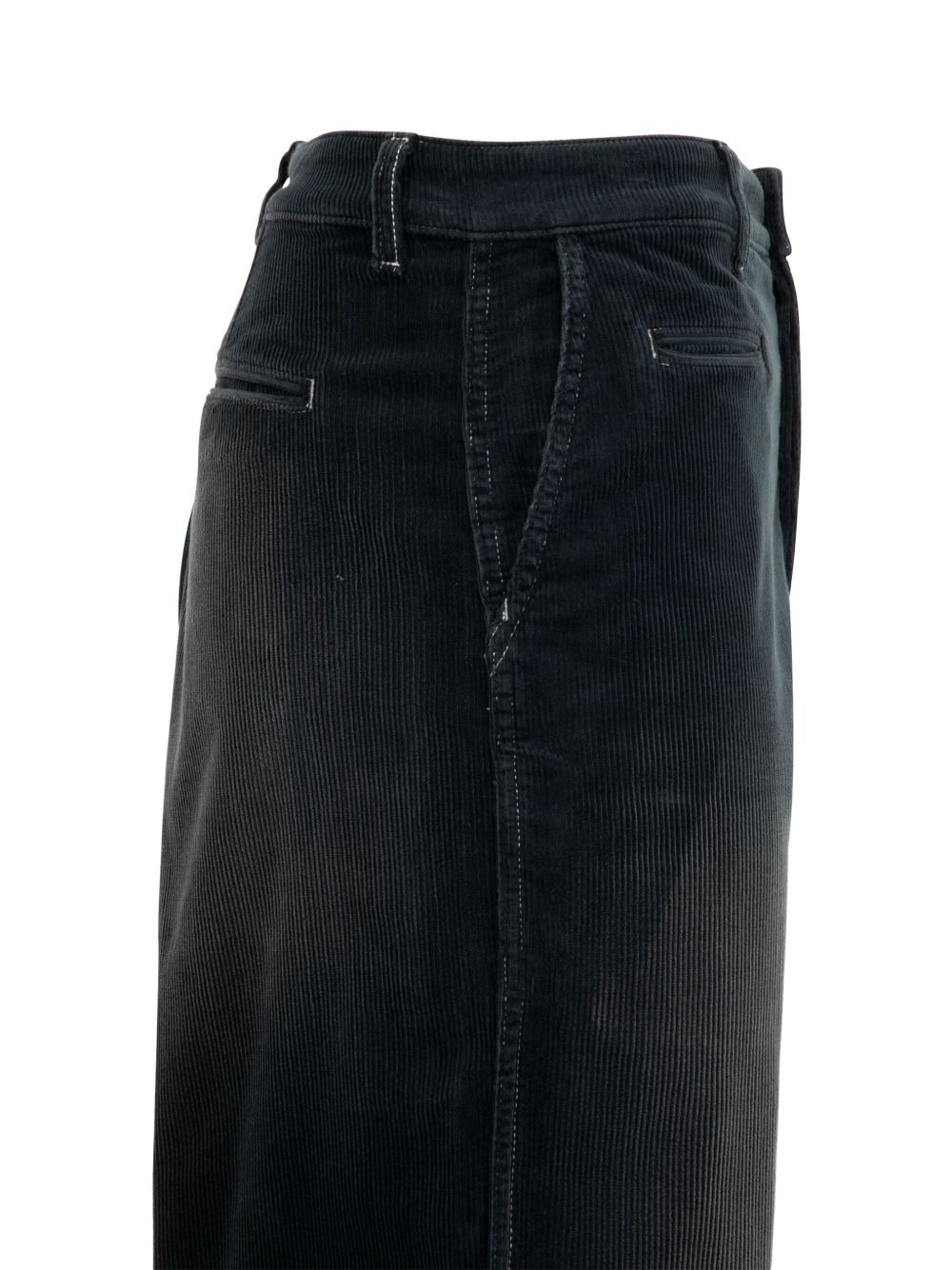 printed corduroy trousers - 3