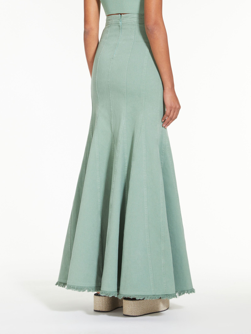 TRUDY Washed cotton drill skirt 4