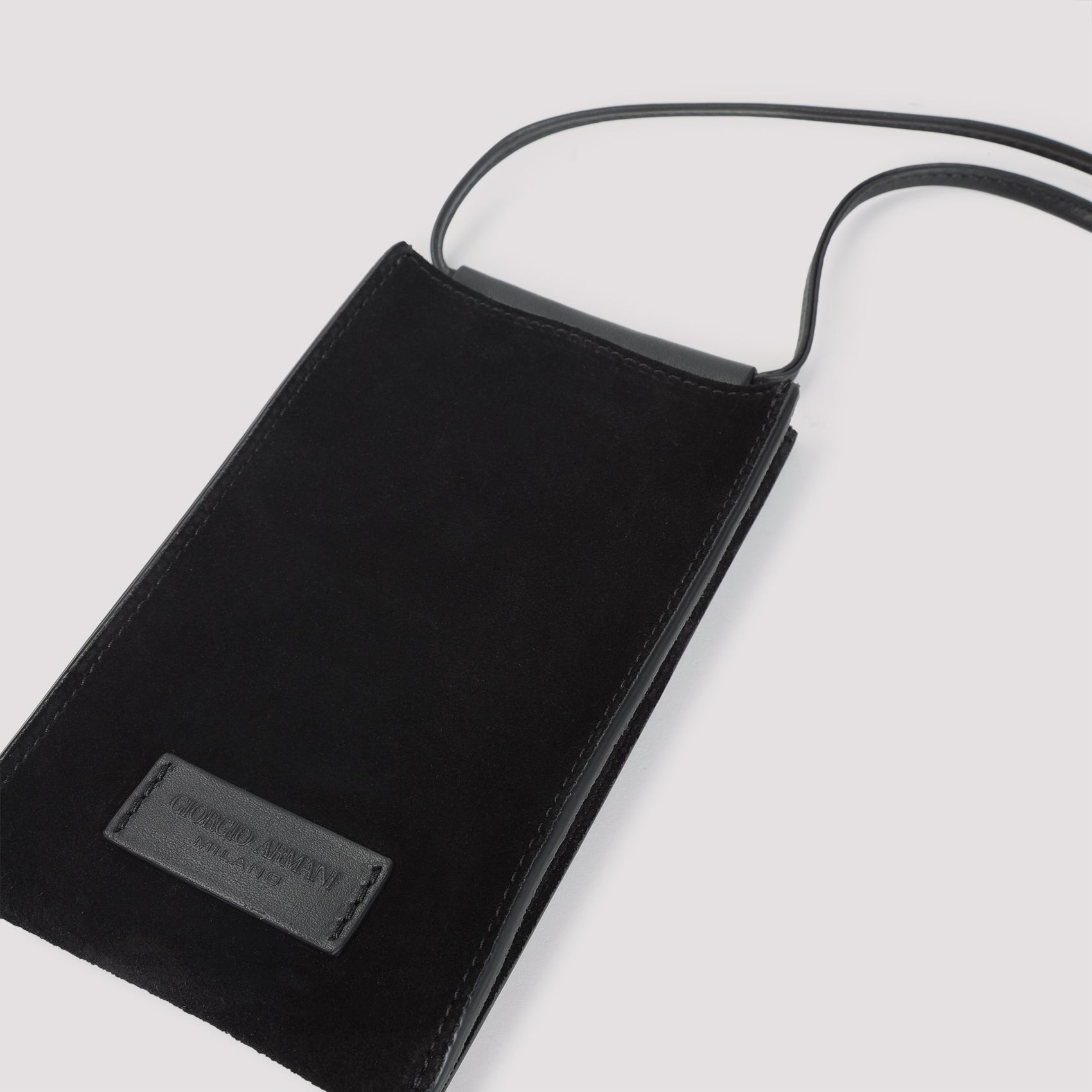 Giorgio Armani Leather Phone Cover Men - 3