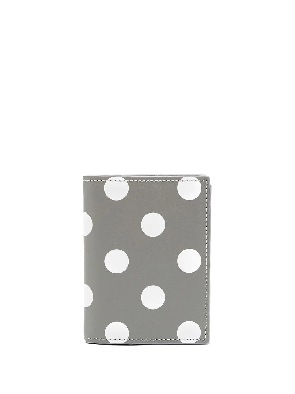 polka-dot print leather wallet - 1