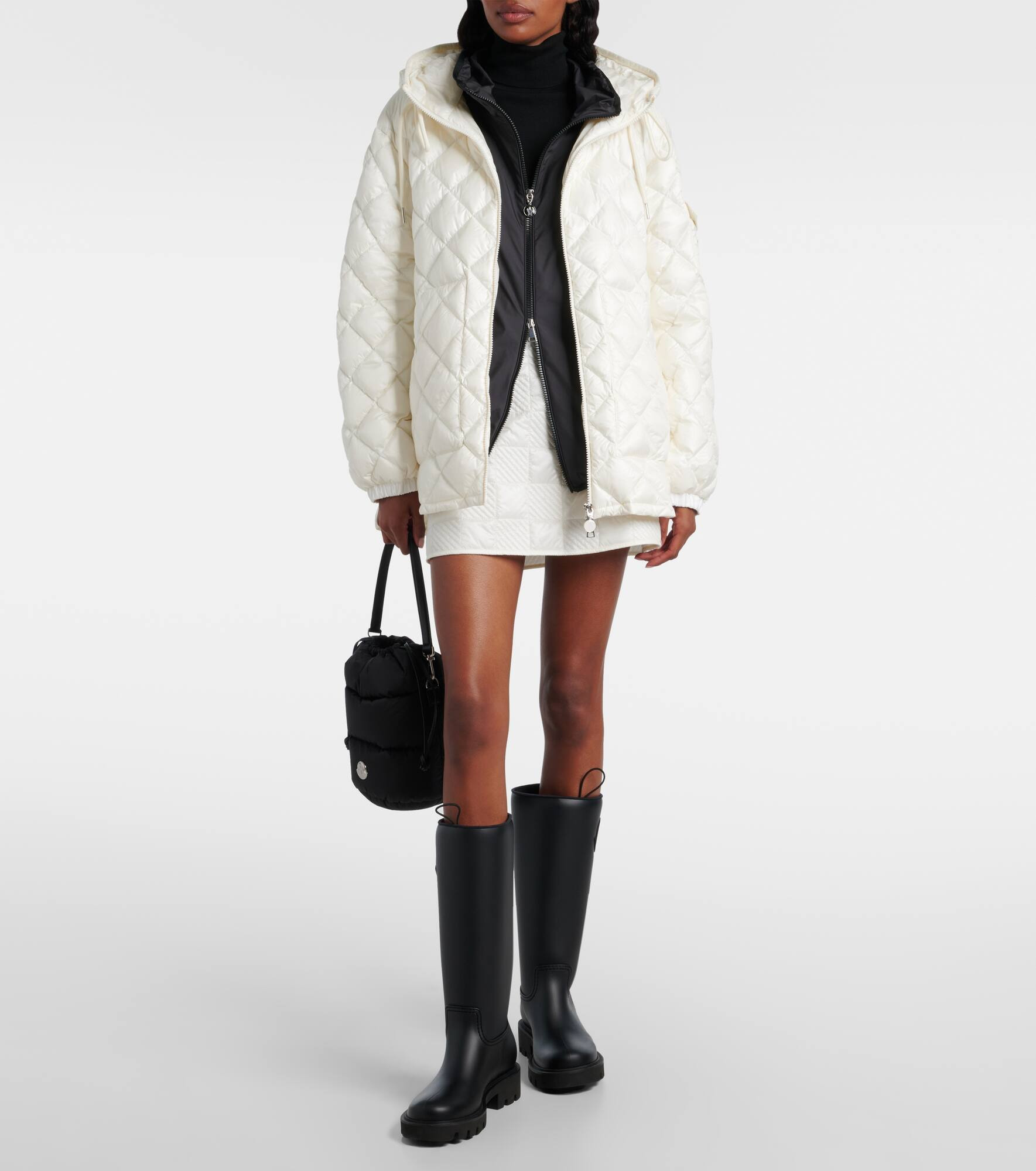 Quilted down jacket - 2