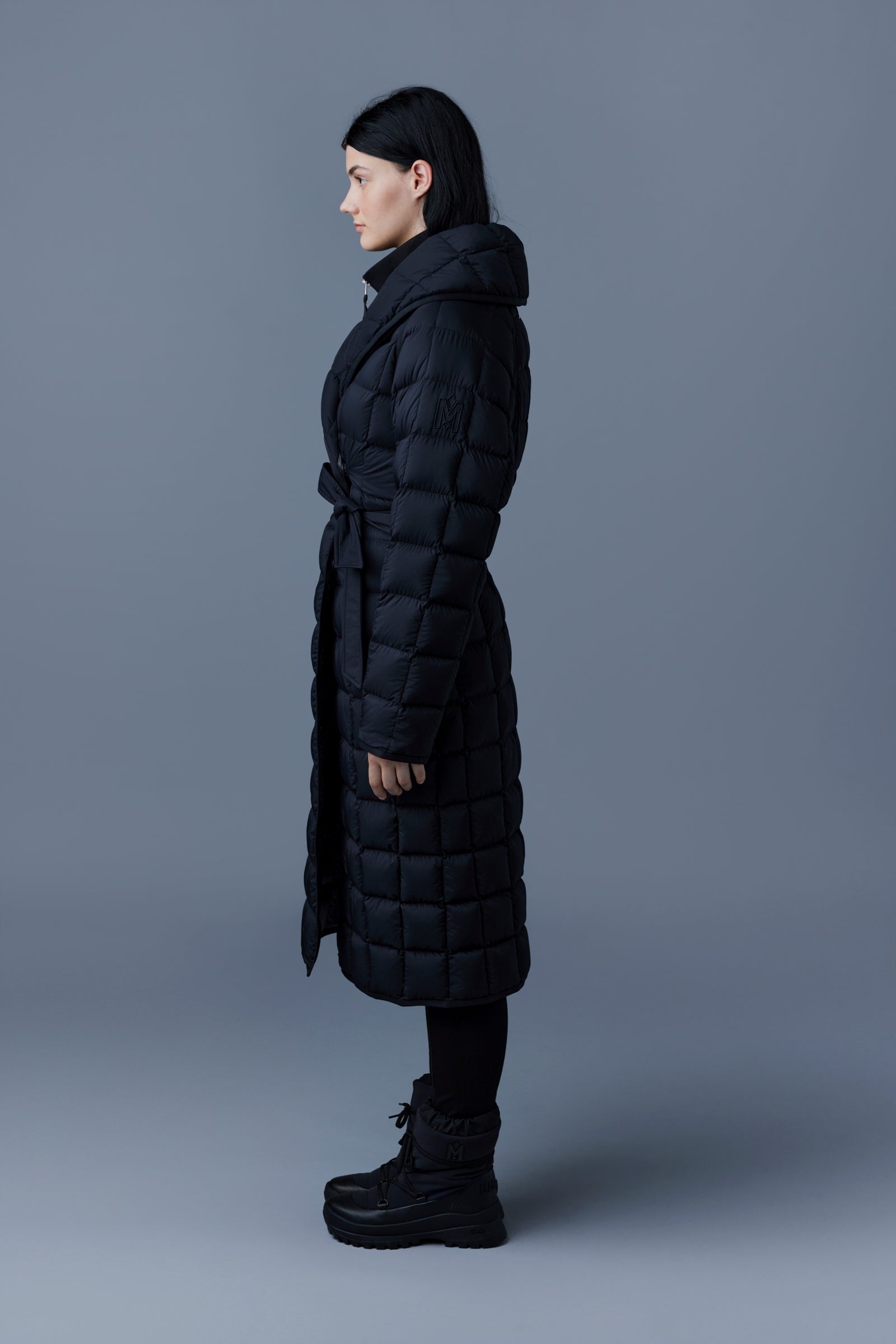 ALLEGRA Matte light down wrap coat - 3