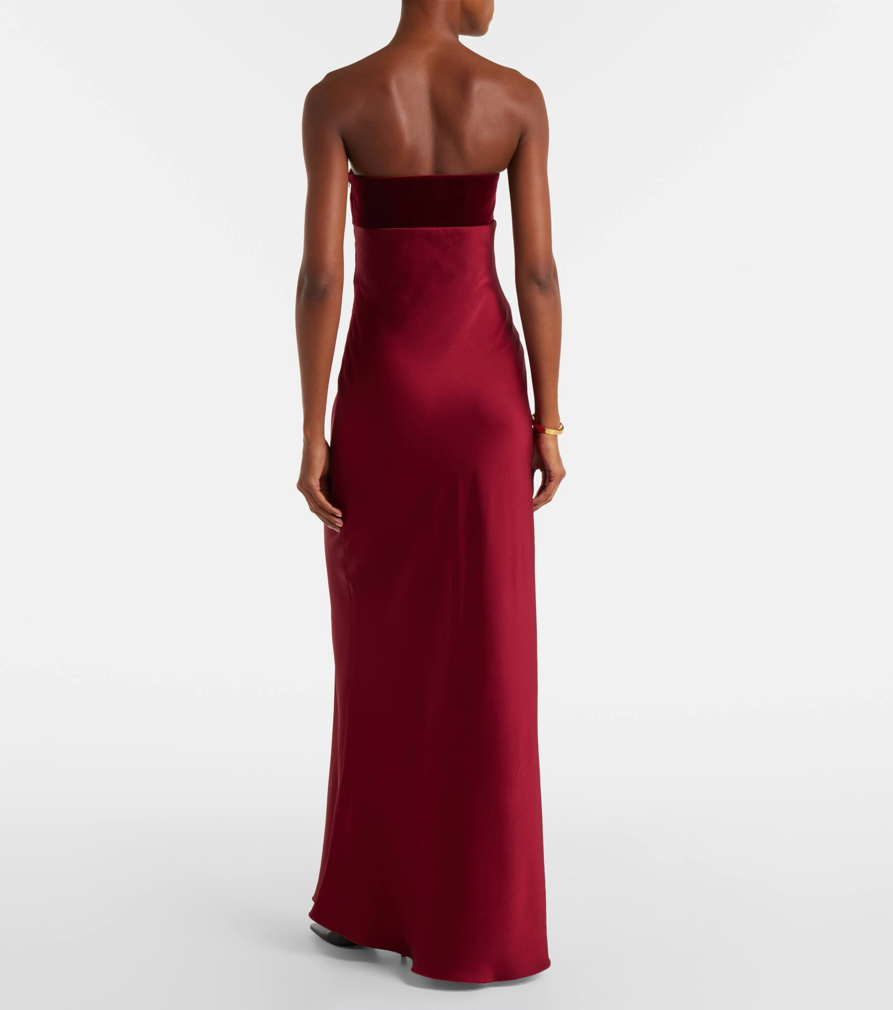 Baia cotton satin maxi dress - 3