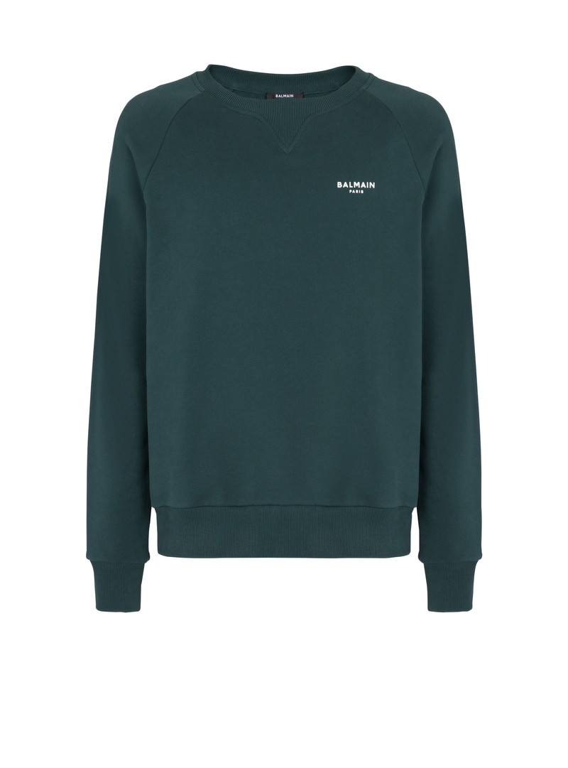 Flocked Balmain sweatshirt 1