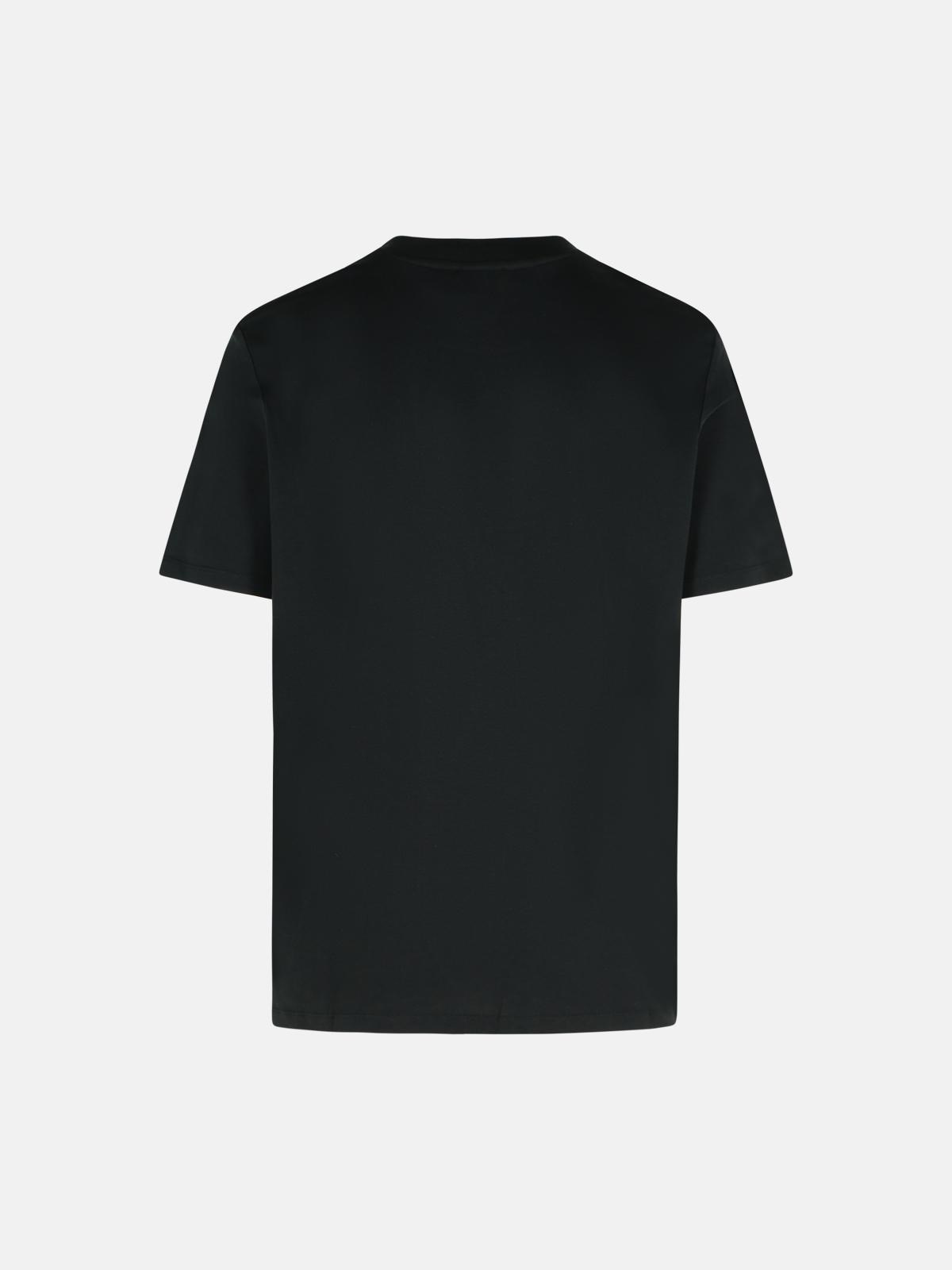 BLACK COTTON T-SHIRT - 3
