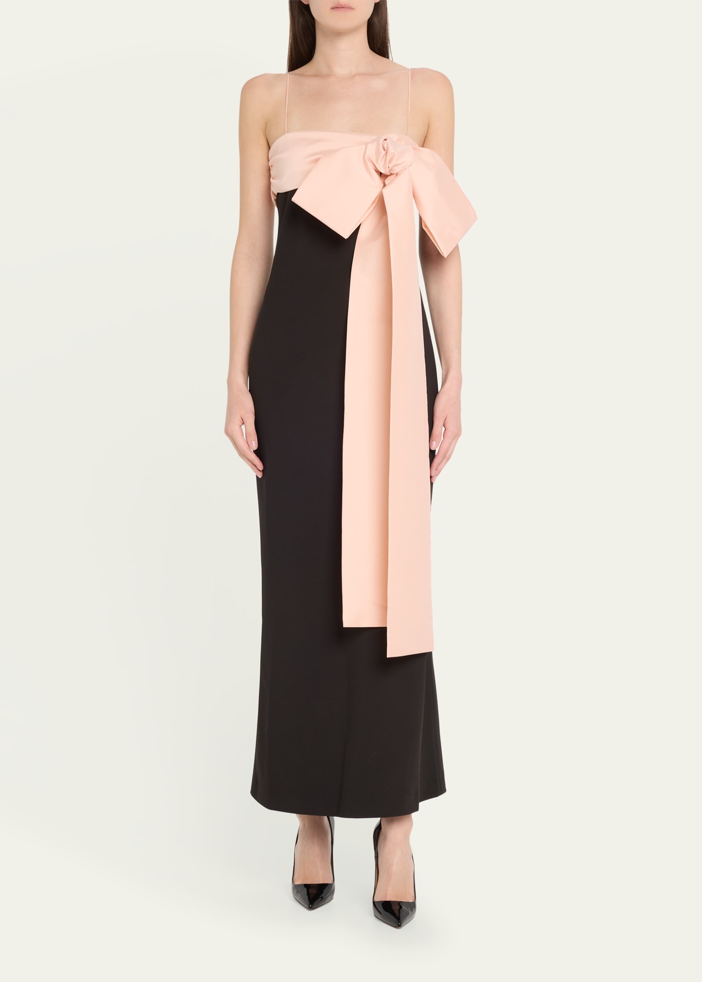 Bow Strapless Colum Gown - 2