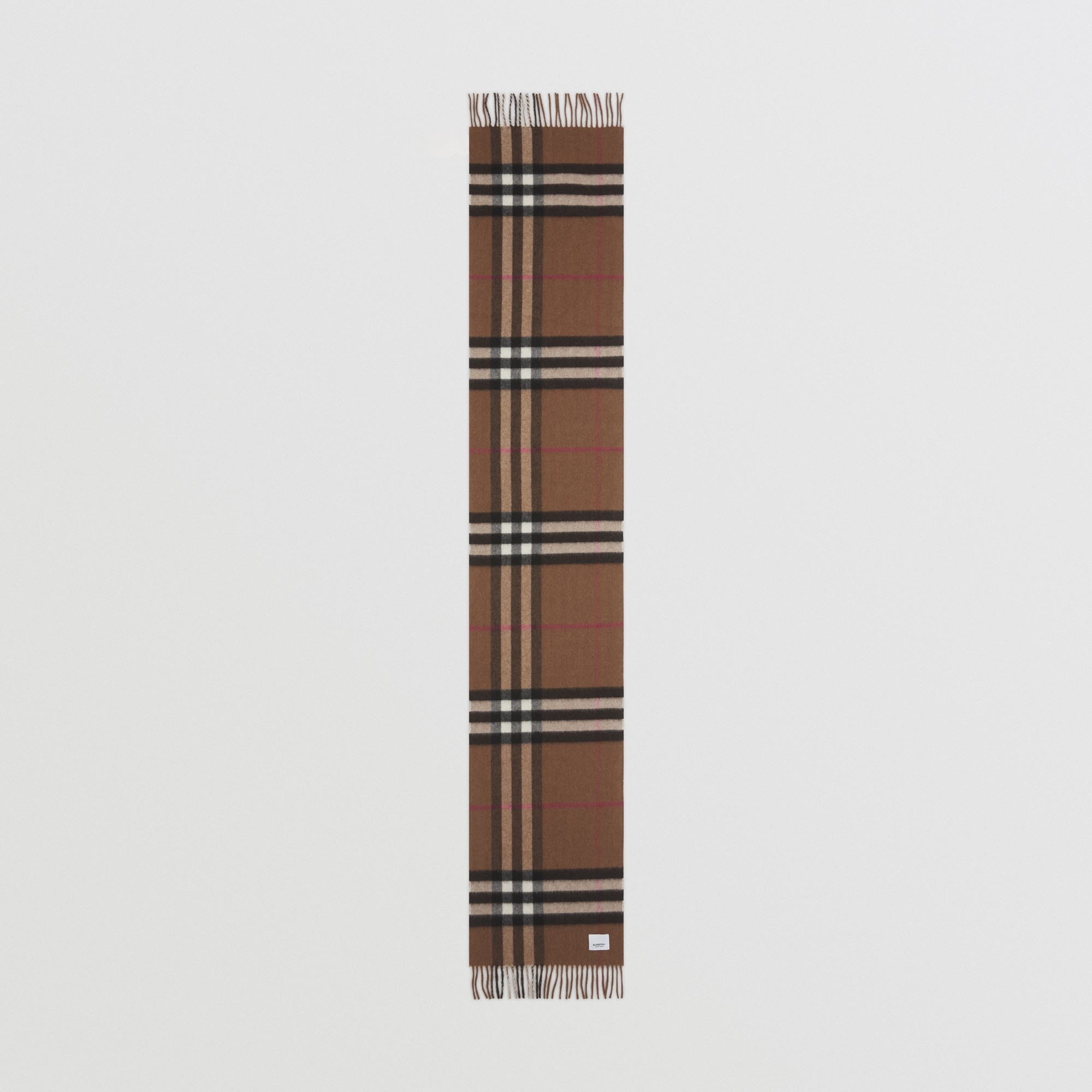 Reversible Check and Monogram Cashmere Scarf - 9