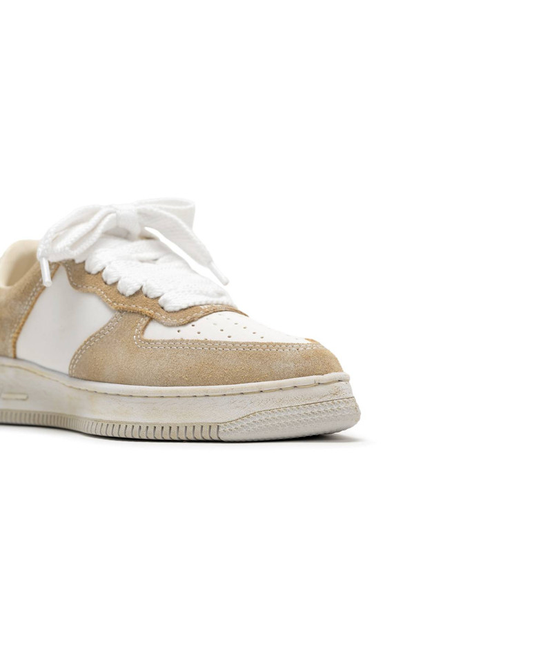 "ROSY" OG Sole Mix Material Low-top Sneaker 8