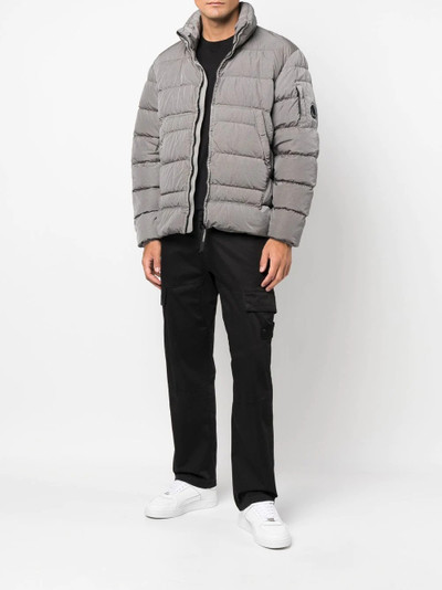 C.P. Company padded zip-up down jacket outlook