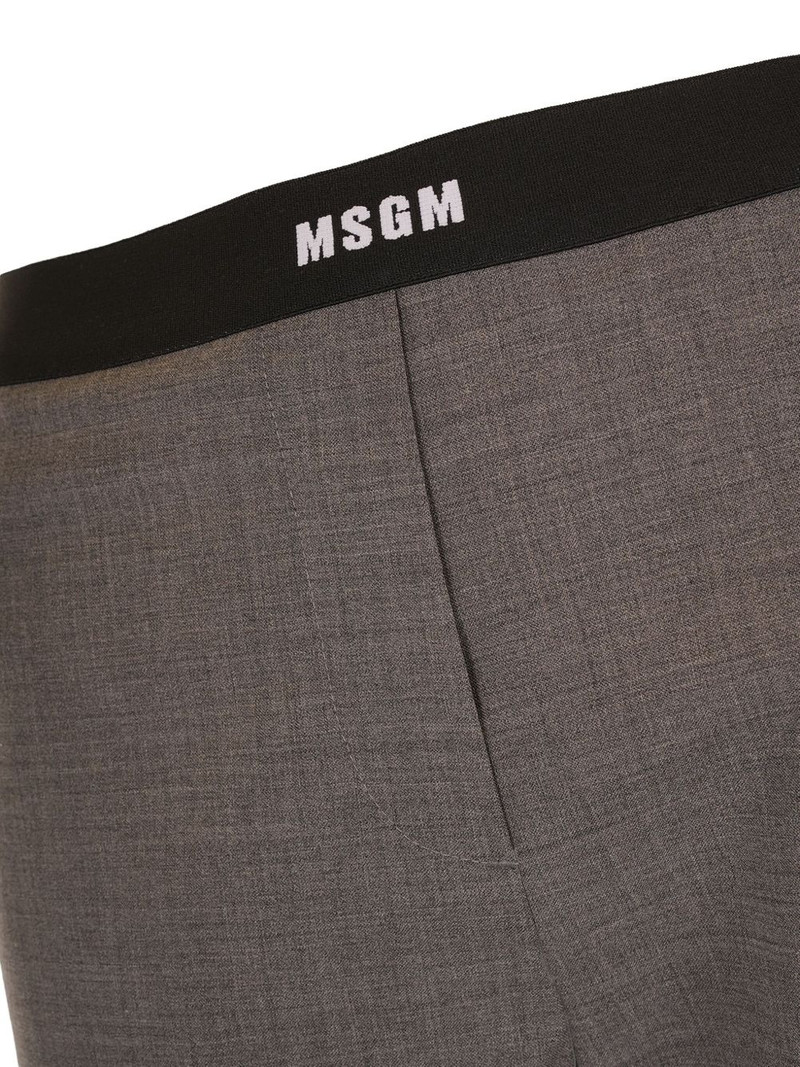 logo-waistband trousers 4