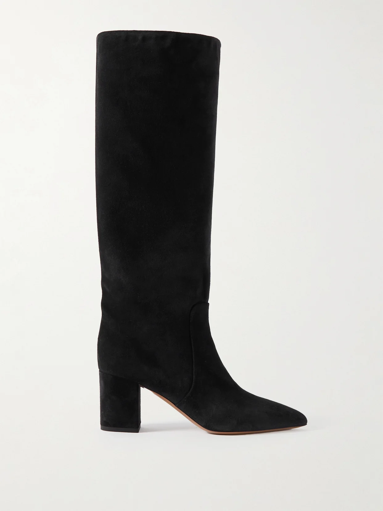 Anja Suede Knee Boots - 1