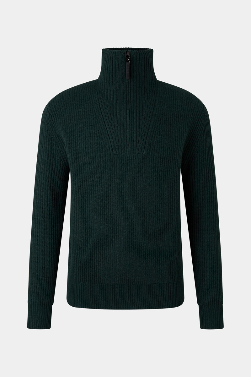 Balvin cashmere troyer in Dark green 1