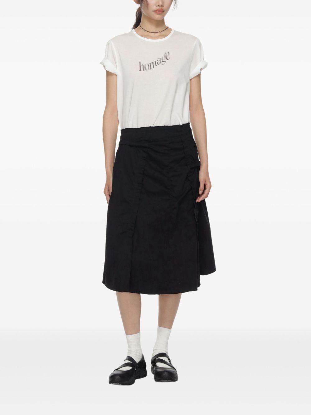 cropped T-shirt - 2