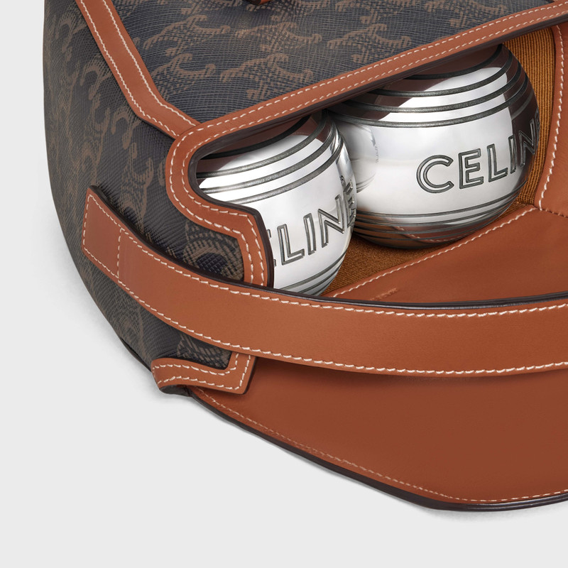 CELINE PETANQUE GAME IN TRIOMPHE CANVAS AND CALFSKIN 5