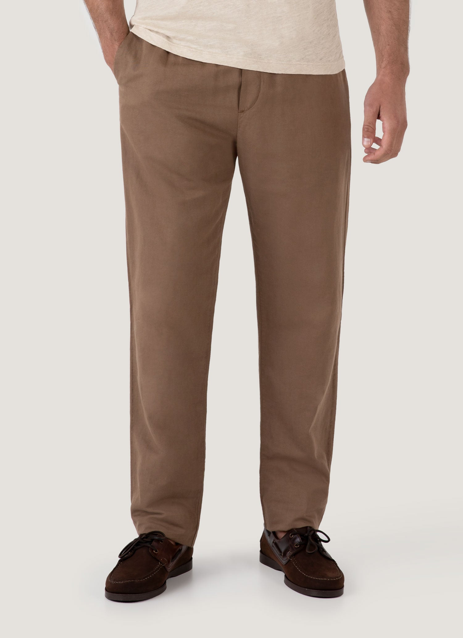 Cotton Linen Drawstring Trouser - 2