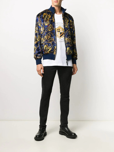 VERSACE JEANS COUTURE baroque print bomber jacket outlook