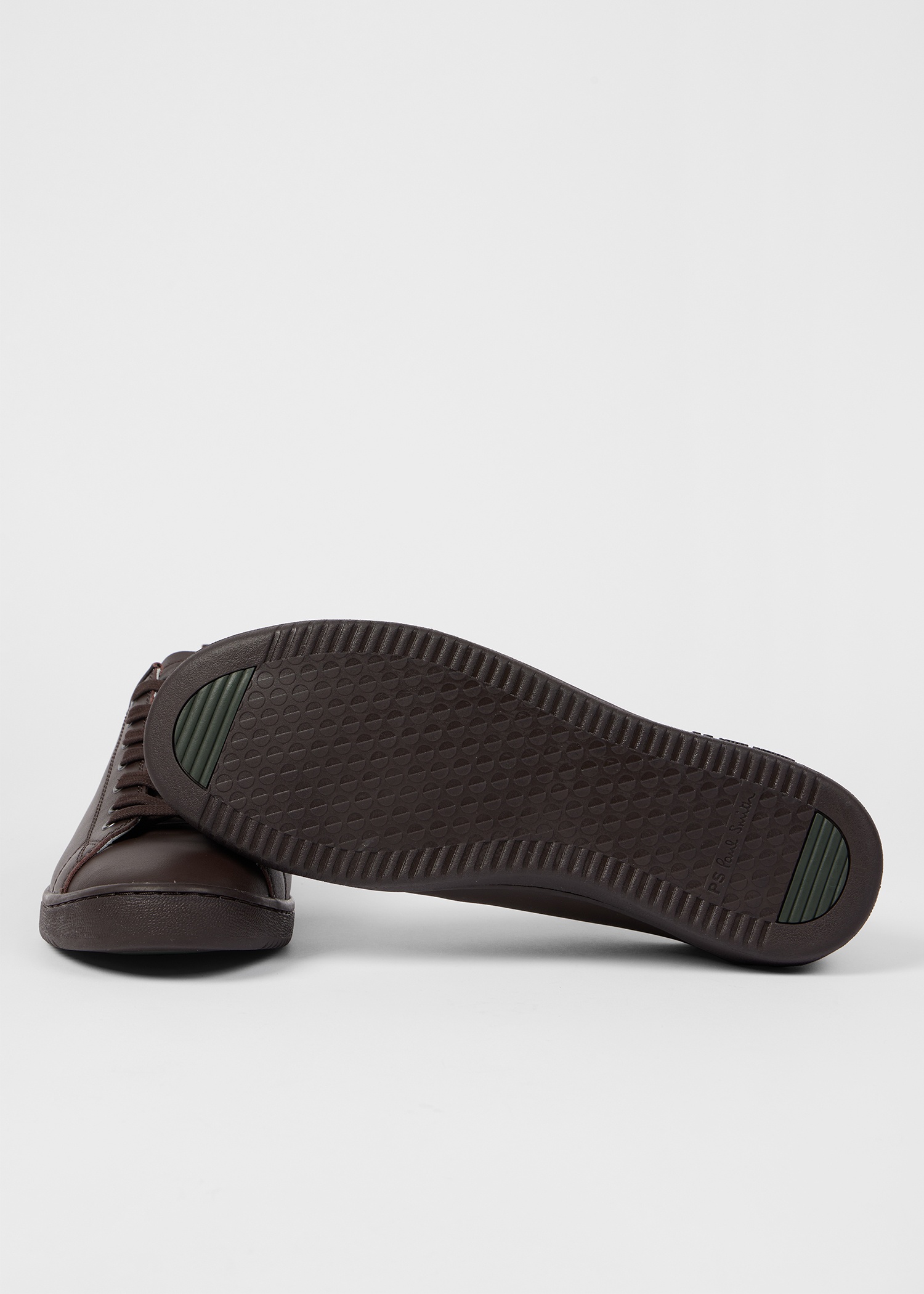 Brown Tonal Leather 'Miyata' Trainers - 2