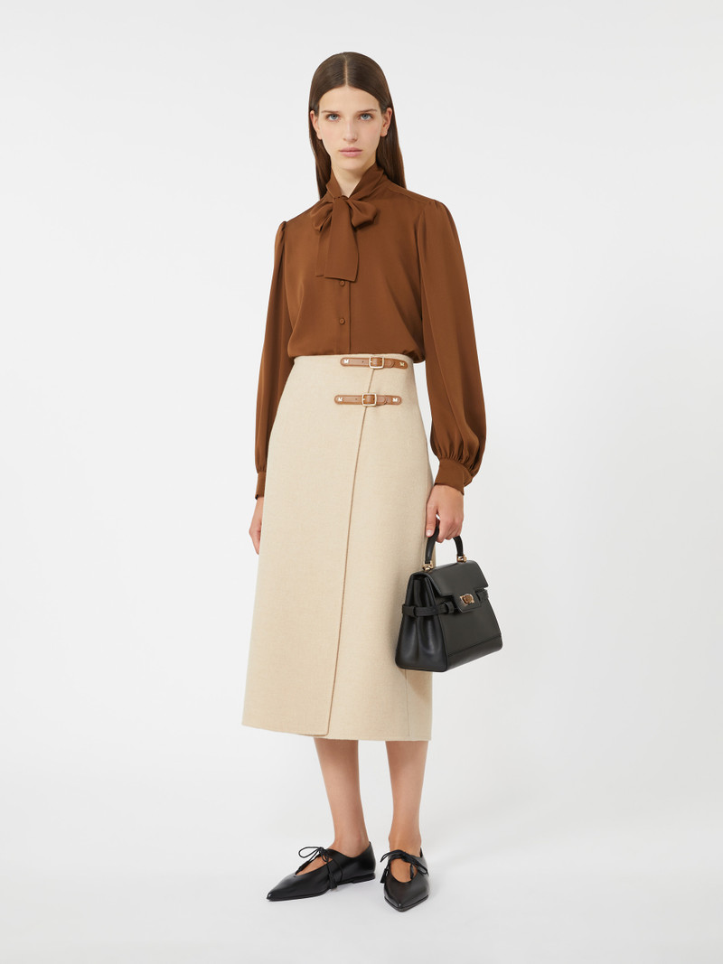 Max Mara MELANIA Silk charmeuse shirt outlook