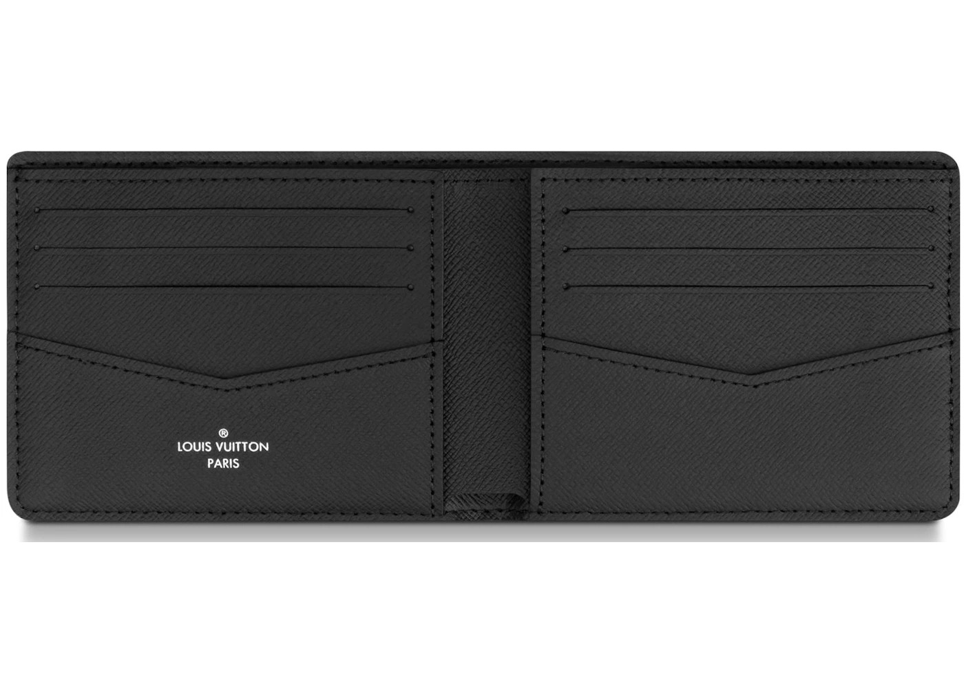 Louis Vuitton Slender Wallet Damier Graphite Map Black Lining - 3