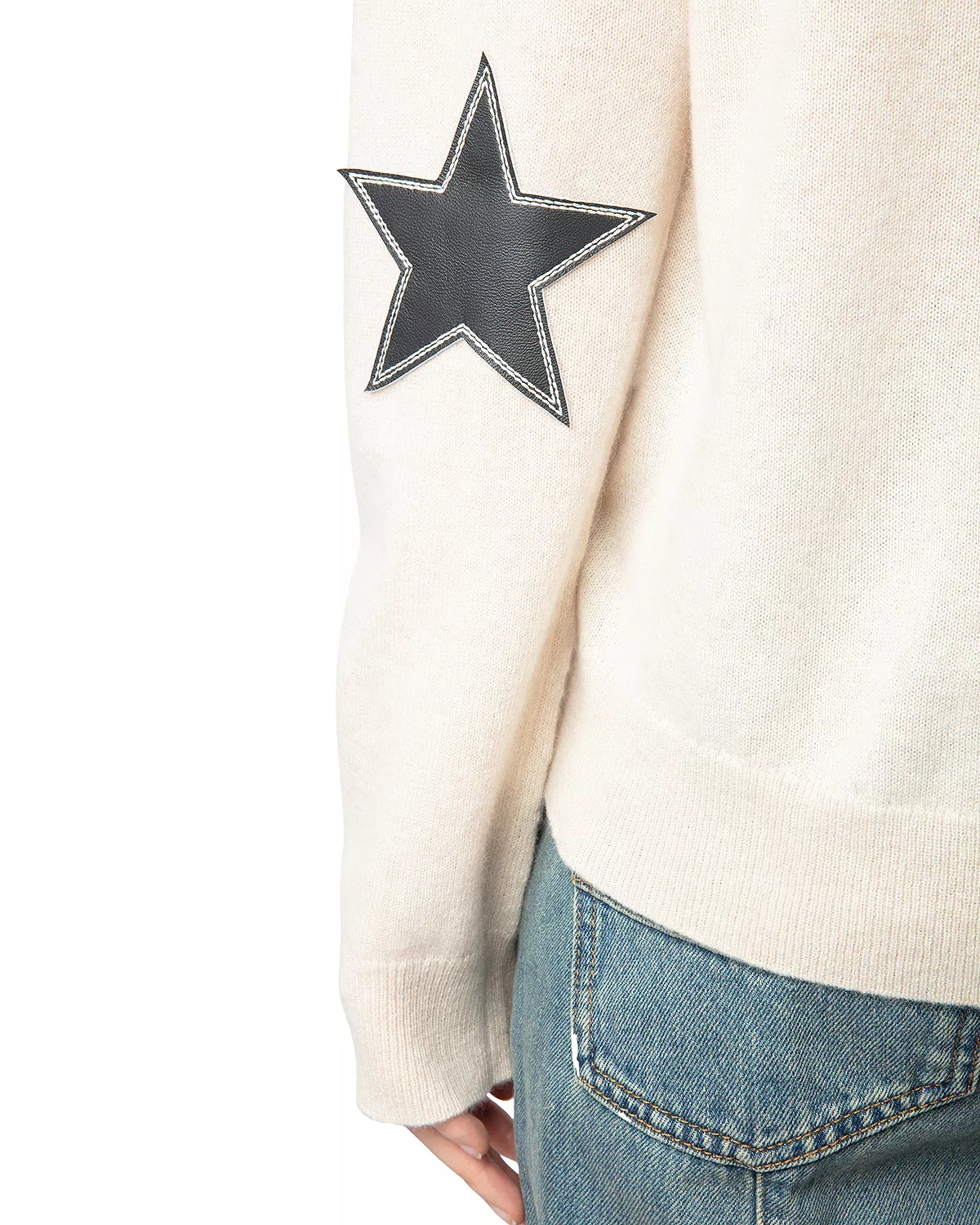 Cici Star Patch Cashmere Sweater - 5