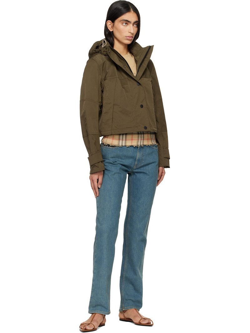 Burberry Khaki Nylon Jacket outlook