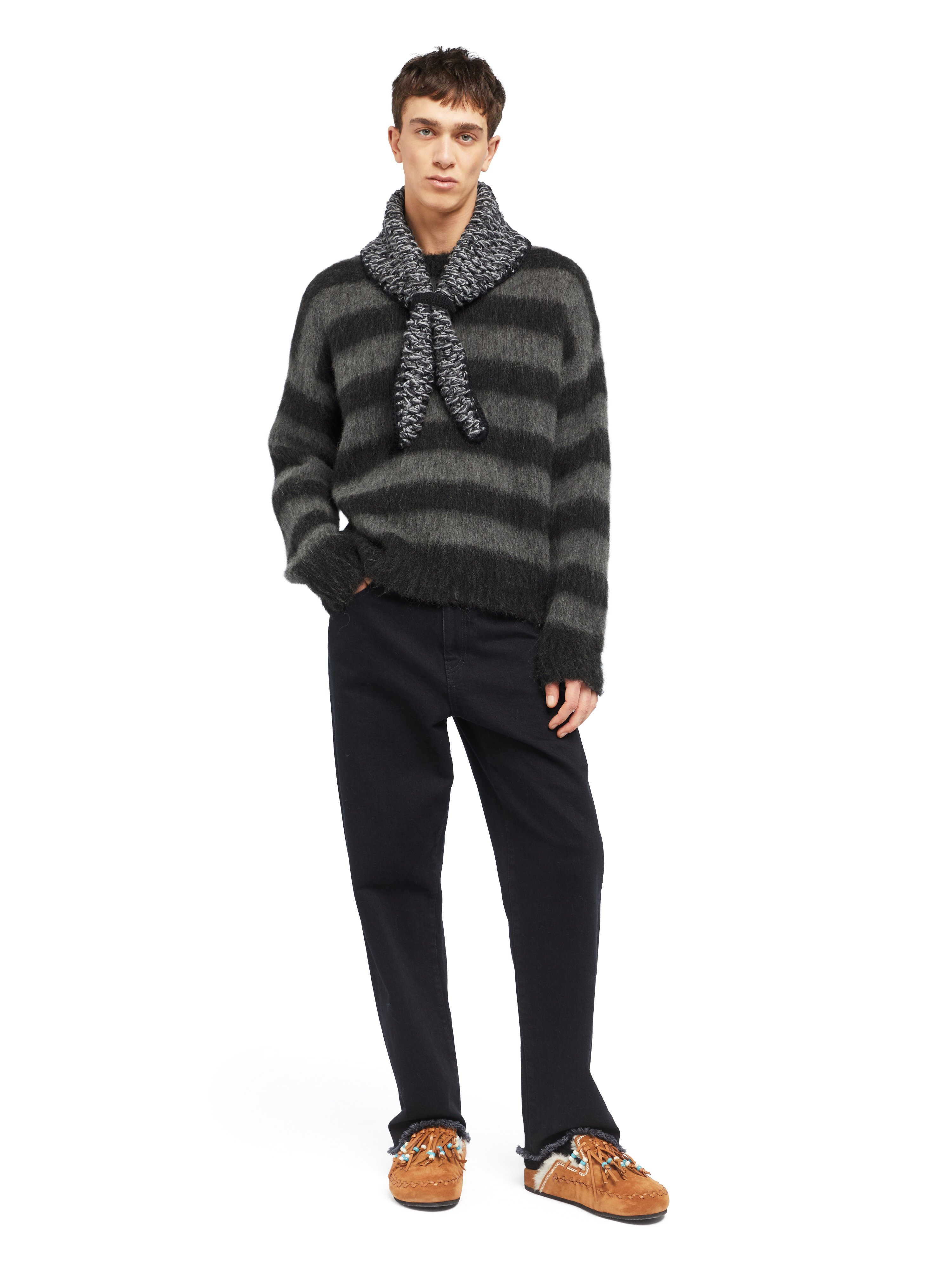 Grunge Stripes Sweater - 2