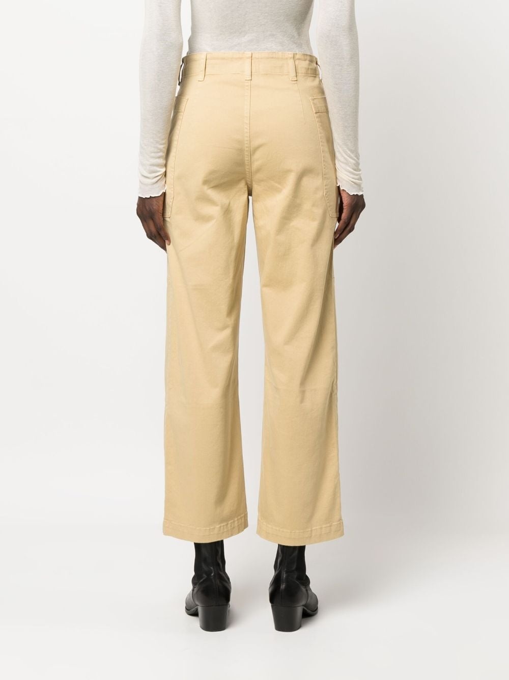 straight-leg utility trousers - 4