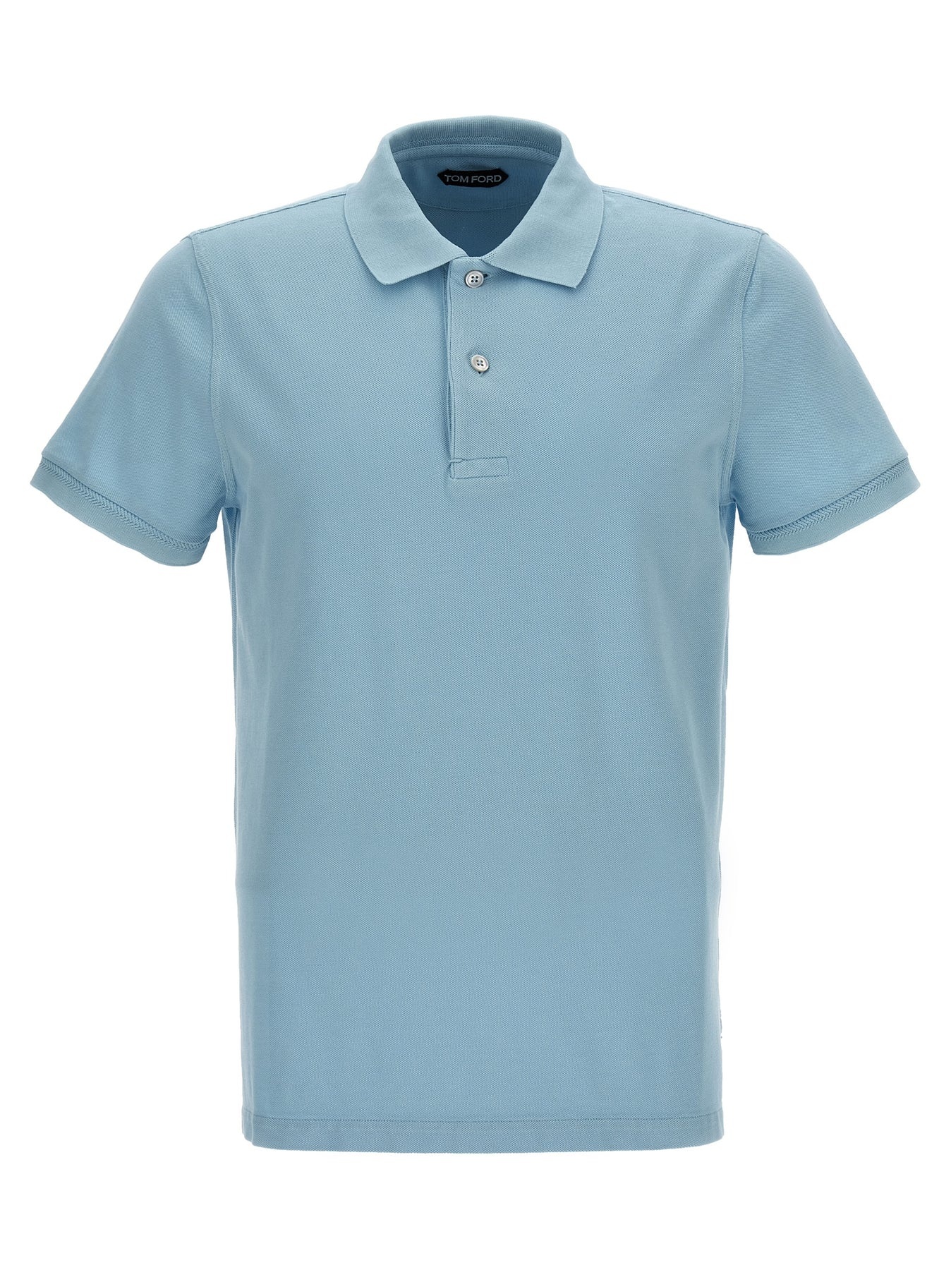 Piqué Cotton  Shirt Polo Light Blue - 1