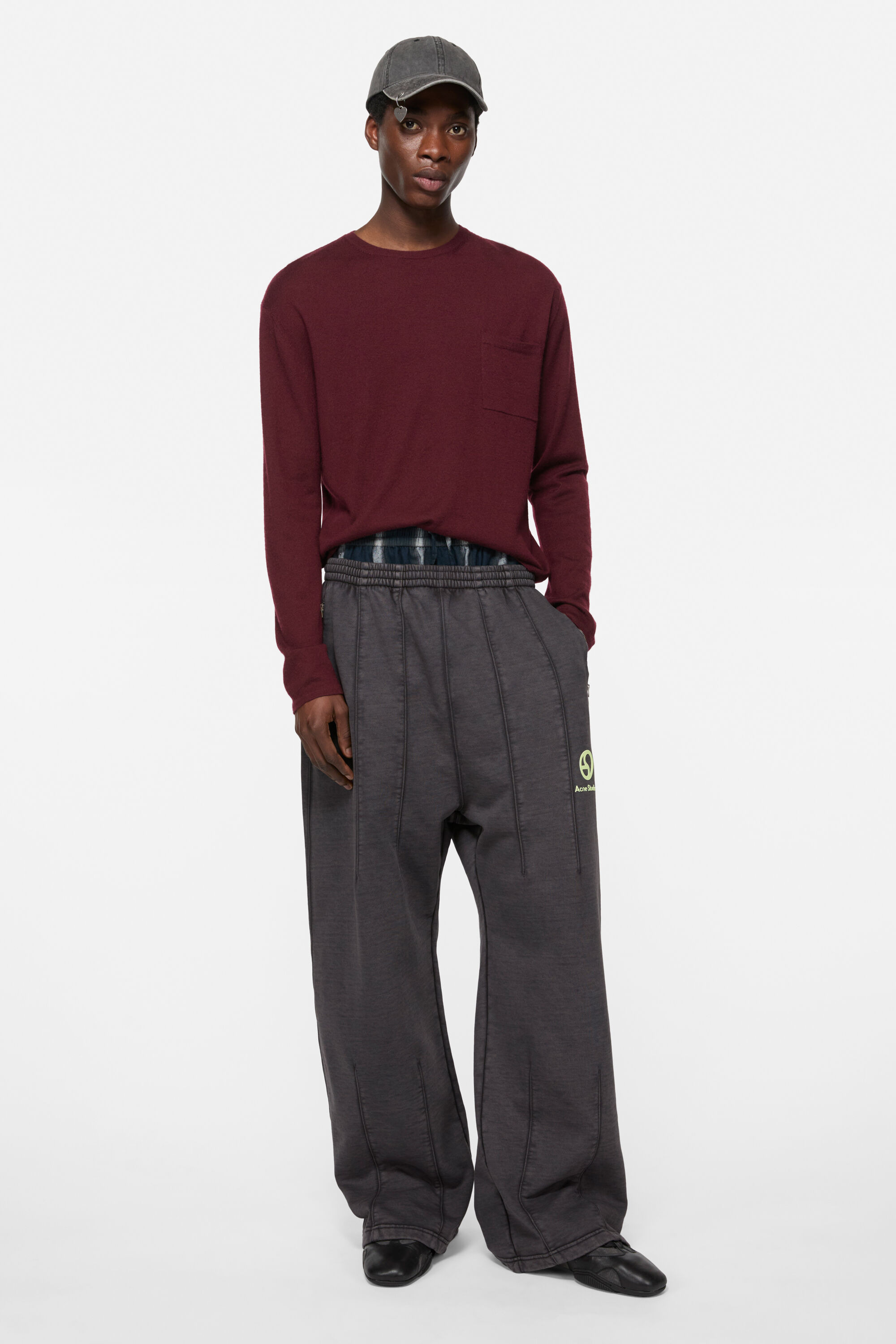 Cashmere knit - Dark burgundy - 2