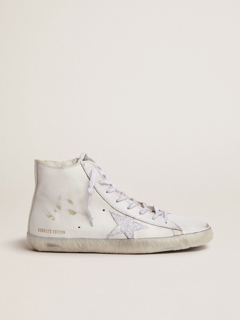 Men’s LAB Limited Edition white and glitter Francy sneakers - 1
