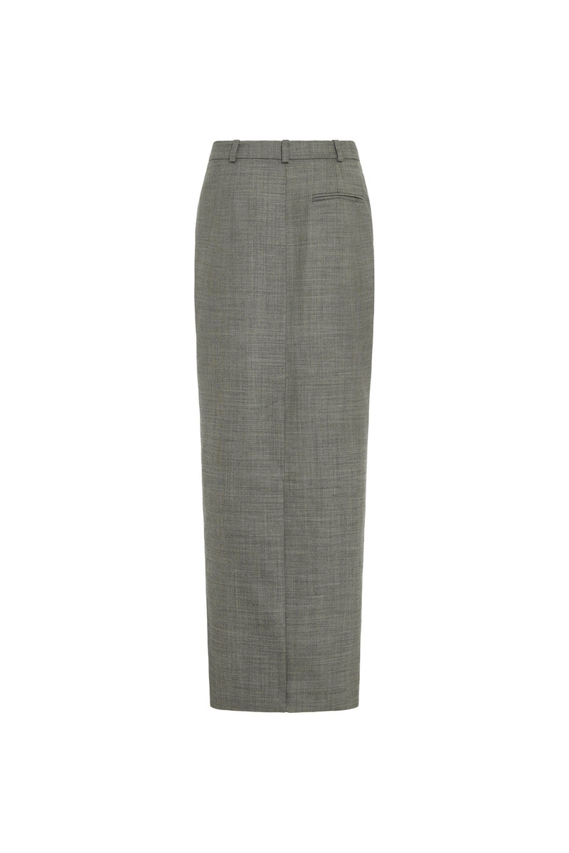 LIGHT WOOL LONG SKIRT 2