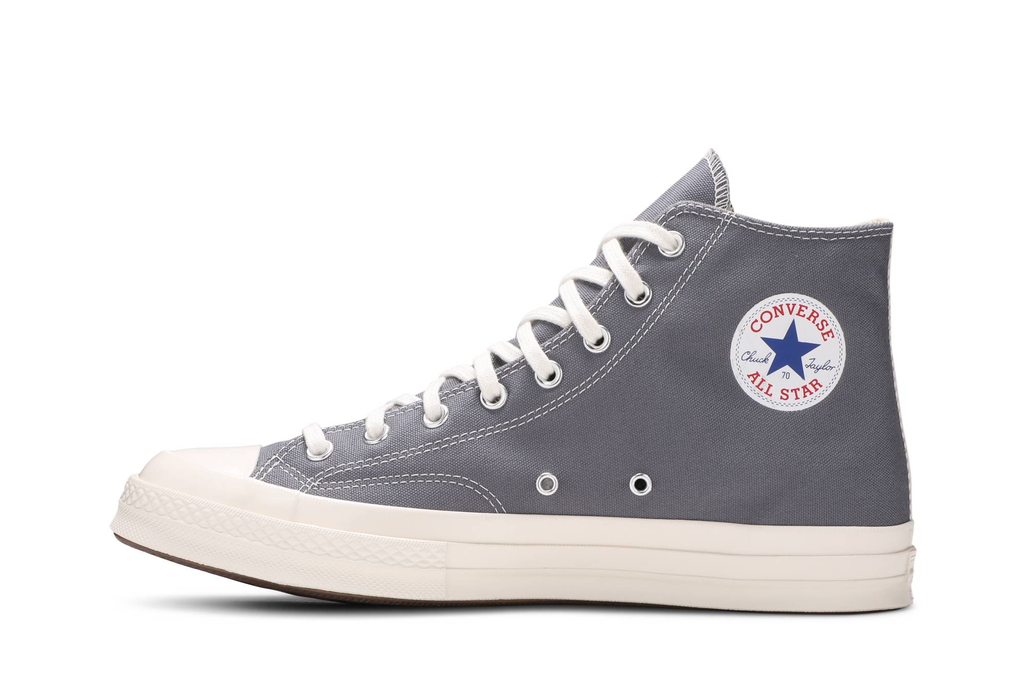 Comme des Garçons PLAY x Chuck 70 High 'Steel Gray' - 3