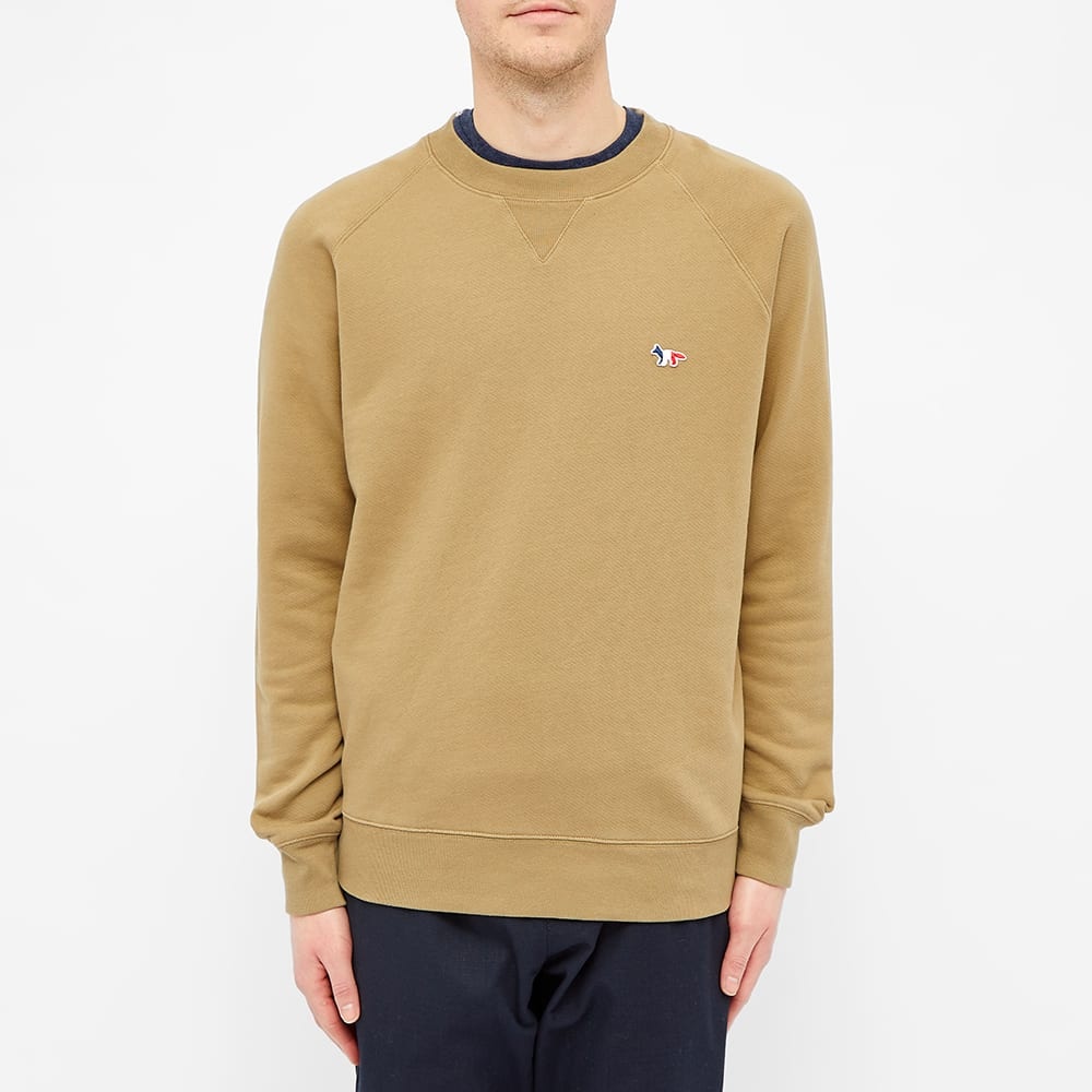 Maison Kitsuné Tricolor Fox Patch Crew Sweat - 3