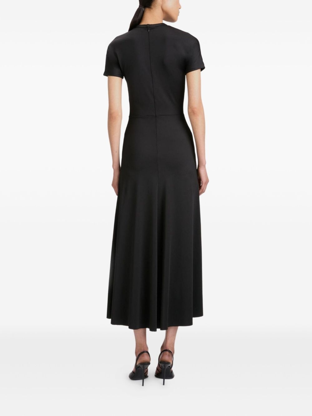 gathered waist midi dress - 4