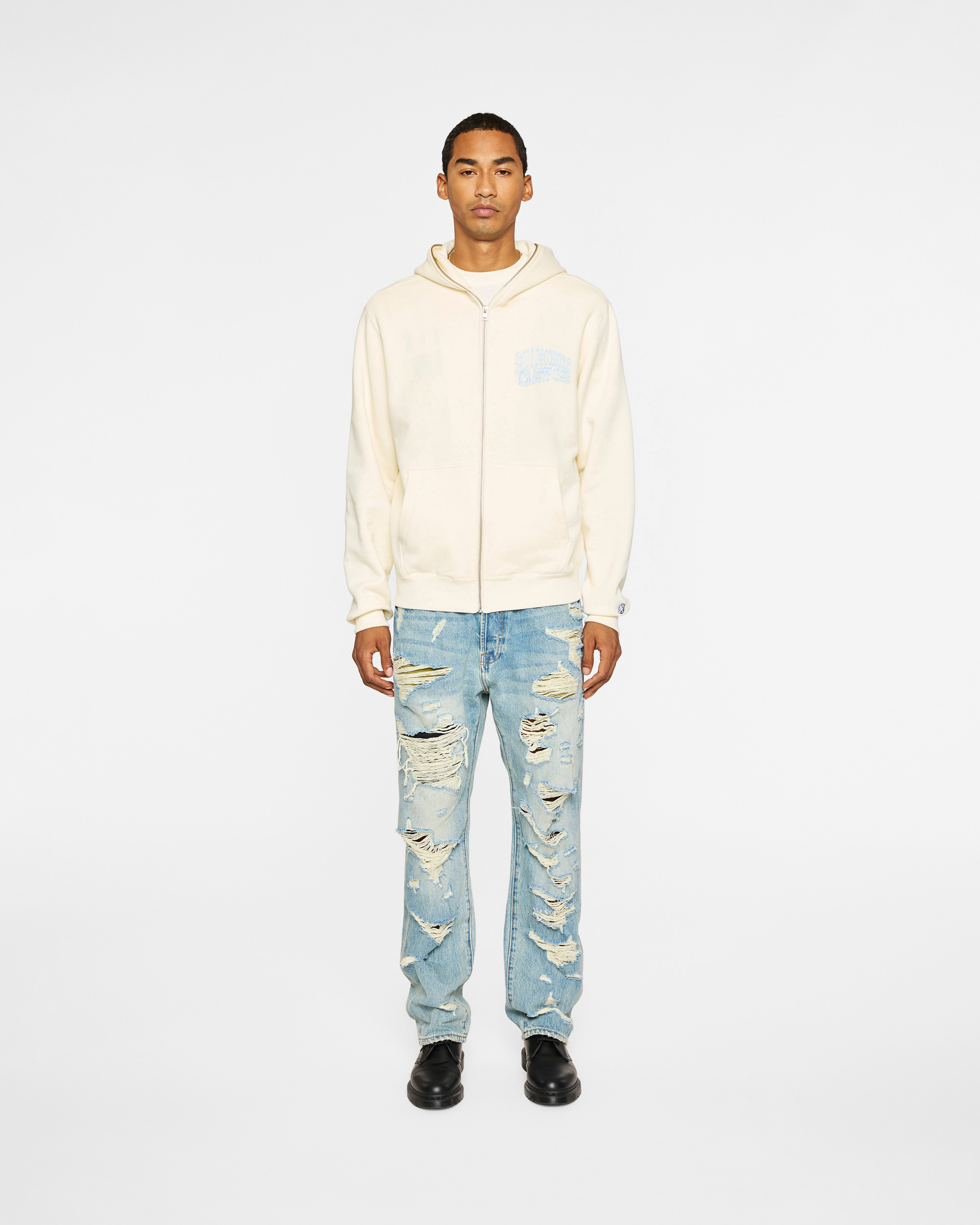 SMALL CURVE ZIP HOODIE - 3