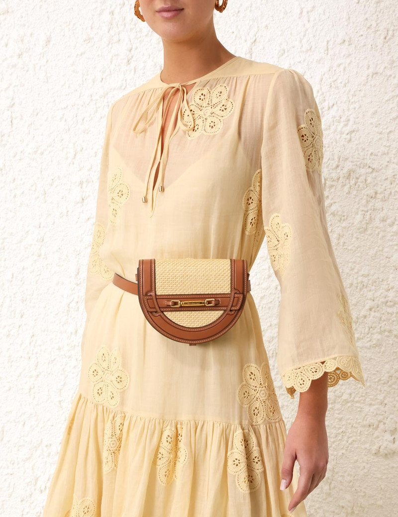 RAFFIA CONVERTIBLE MINI BAG 4