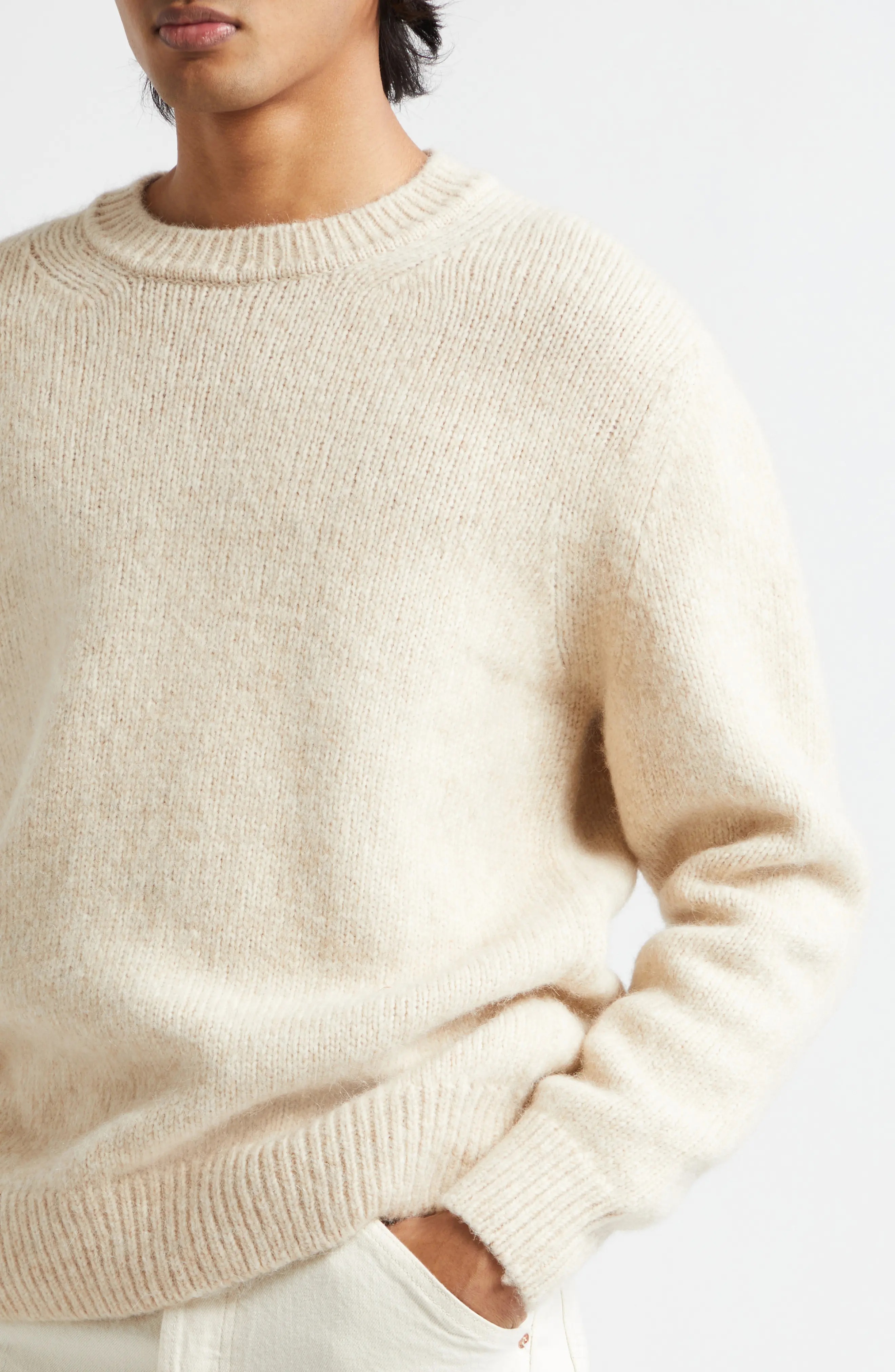 Alpaca & Wool Blend Sweater - 4