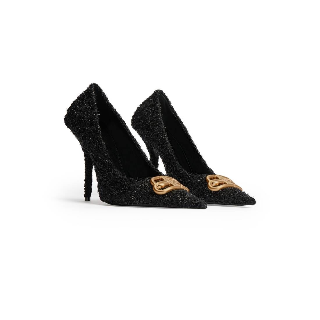 Women's Square Knife Bb 110mm Pump  in Black - 2
