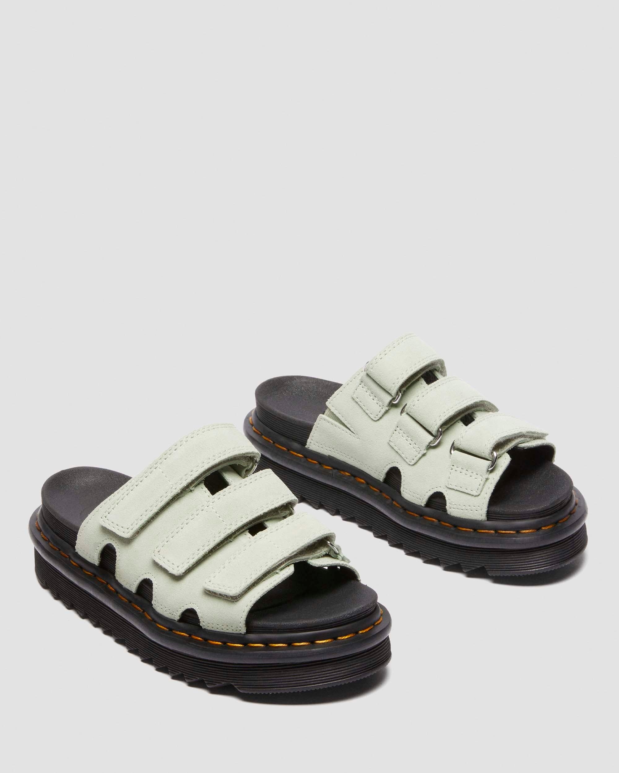 Raine Slide Athena Leather Sandals - 8