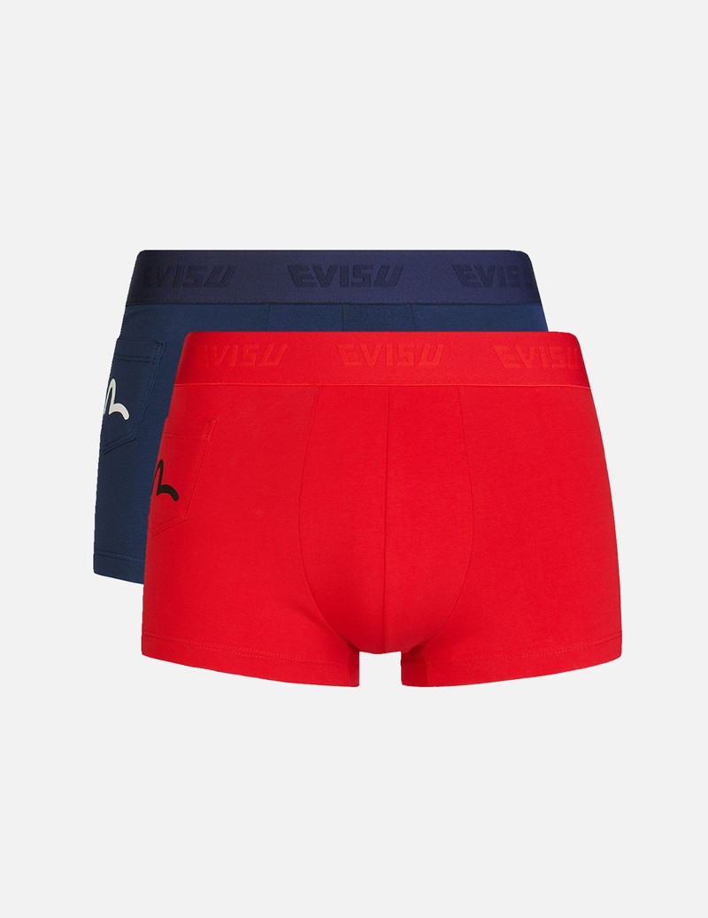 EVISU TWO-PACK KAMON AND DAICOCK PRINT TRUNKS outlook