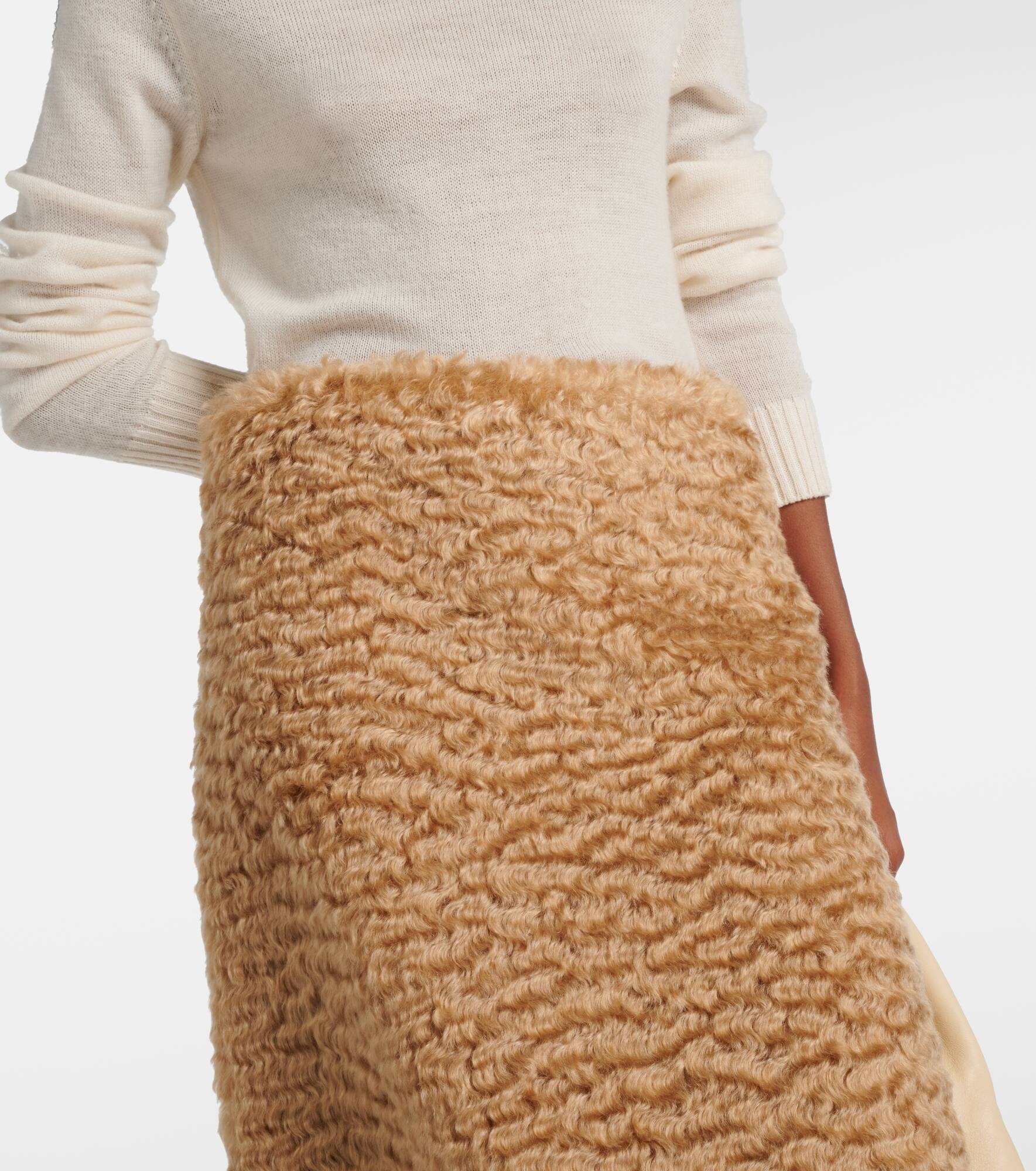 Mohair and cotton skirt - 4