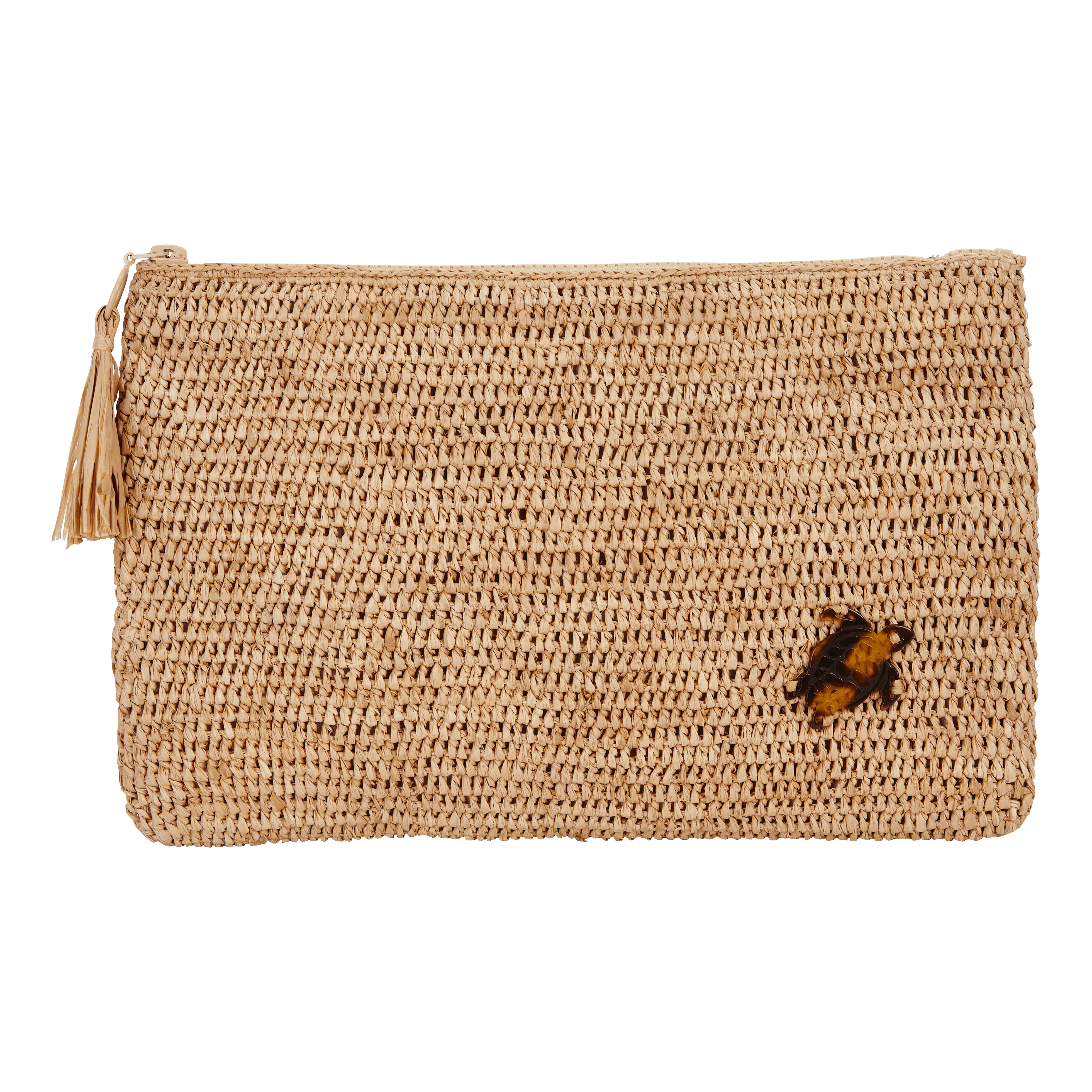 Raffia Unisex Beach Pouch - 1