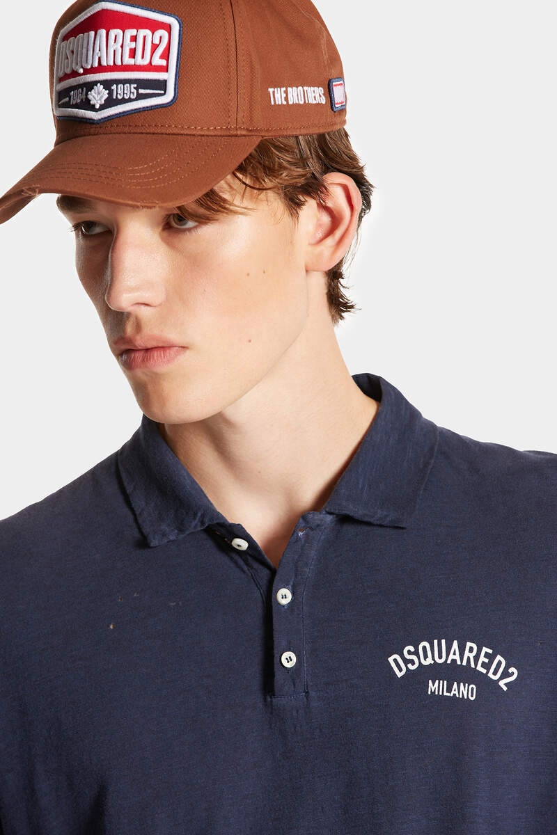 DSQUARED2 MILANO TENNIS FIT POLO SHIRT - 5